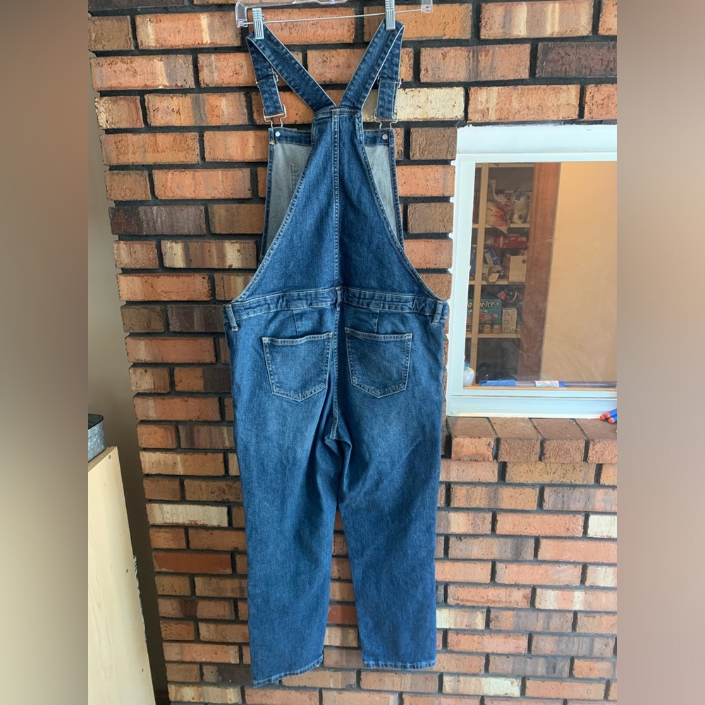 GAP Maternity Blue Denim Overalls - Picture 2 of 5